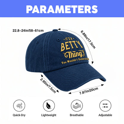 It's A Your Name Thing You Wouldn't Understand Washed Cap BETTY 13K1 C216PF