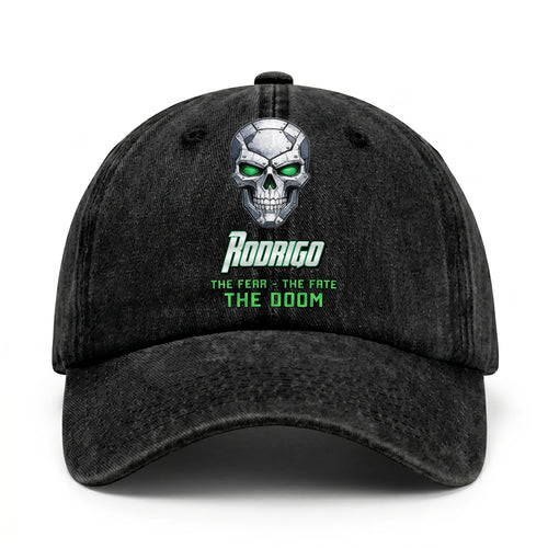 The Fear The Fate The Doom Skull Washed Cap RODRIGO 13K1 C99PF