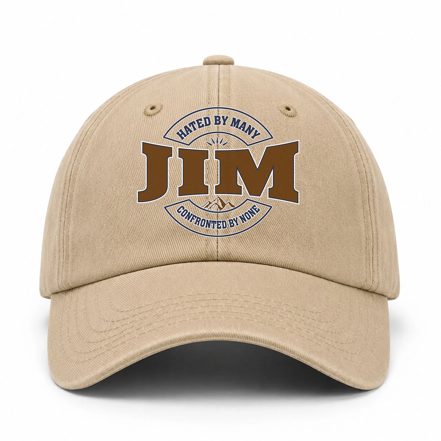 Hated By Many Confronted By None Washed Cap JIM 13K1 C36PF