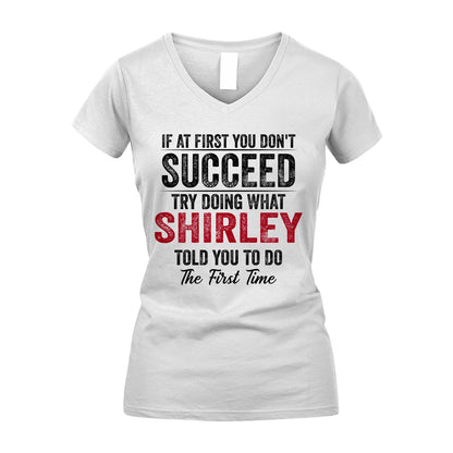 SHIRLEY 13K1-357 If At First You Don't Succeed...