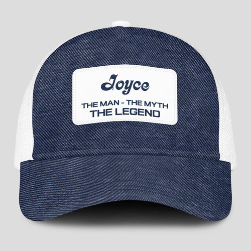 The Man The Myth The Legend Blue Denim Mesh Cap JOYCE 13K1 C194PF