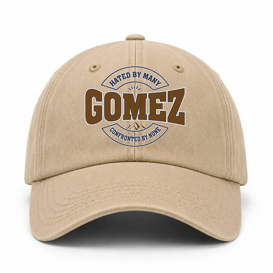 Hated By Many Confronted By None Washed Cap GOMEZ 13K1 C36PF