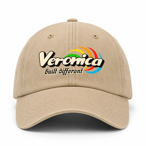 Your Name Built Different Retro Washed Cap VERONICA 13K1 C55PF