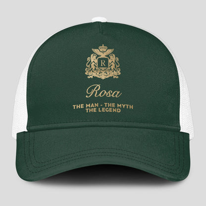 The Man The Myth The Legend Sage Green Mesh Cap ROSA 13K1 C192PF