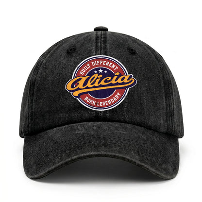 Built Different Born Legendary Logo Washed Cap ALICIA 13K1 C65PF