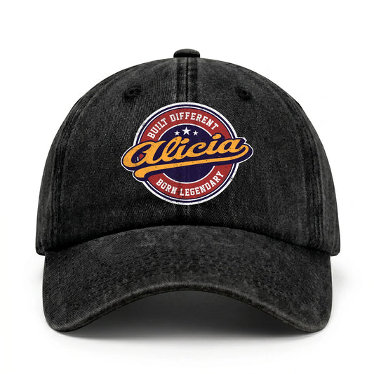 Built Different Born Legendary Logo Washed Cap ALICIA 13K1 C65PF