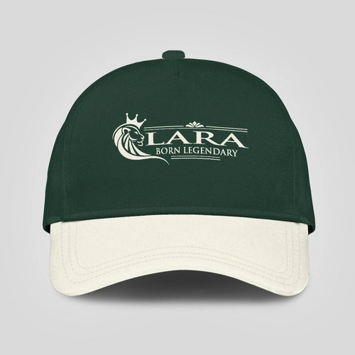 Born Legendary Lion Logo Sage Green And Beige Cap LARA 13K1 C182PF