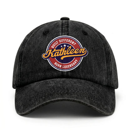 Built Different Born Legendary Logo Washed Cap KATHLEEN 13K1 C65PF