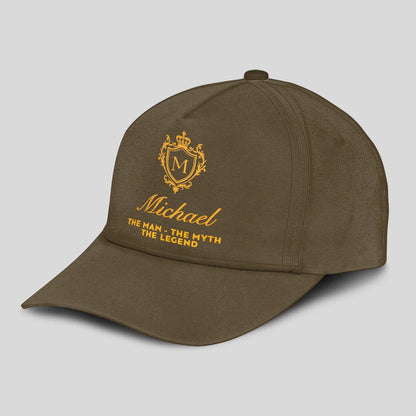 The Man The Myth The Legend Luxury Olive Cap MICHAEL 13K1 C91PF