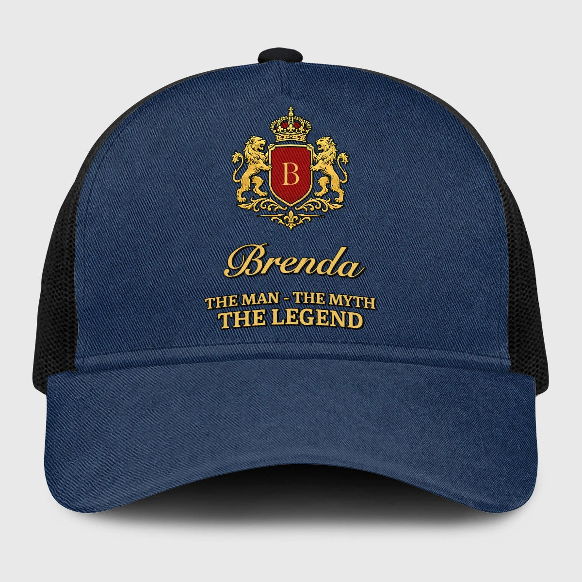 The Man The Myth The Legend Royal Blue Mesh Cap BRENDA 13K1 C187PF