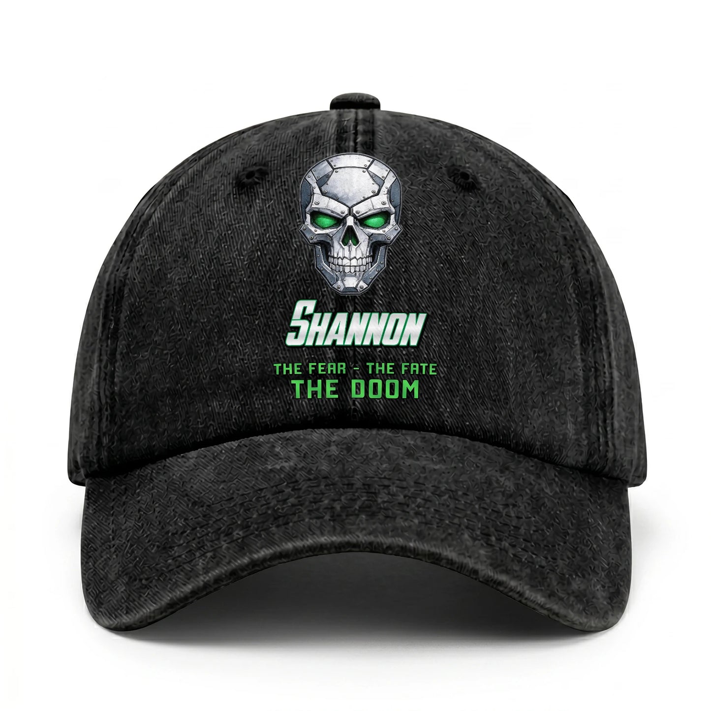 The Fear The Fate The Doom Skull Washed Cap SHANNON 13K1 C99PF