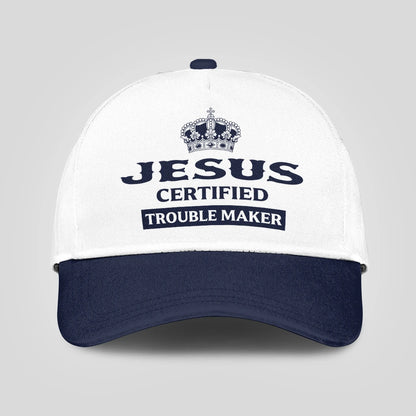 Certified Your Name Trouble Maker Washed Cap JESUS 13K1 C148PF