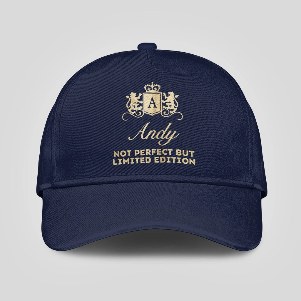 Not Perfect But Limited Edition Crest Logo Navy Cap ANDY 13K1 C160PF
