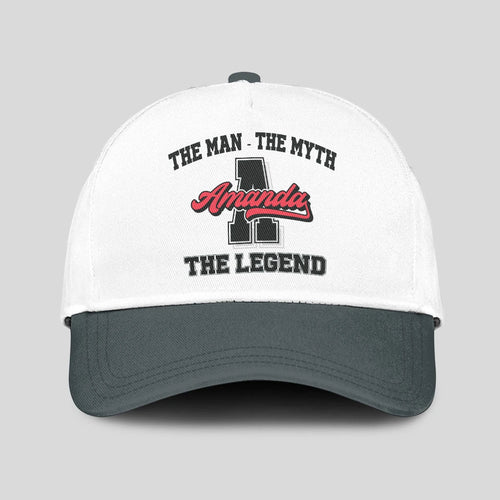 The Man The Myth The Legend Custom Initial Letter And Name Cap AMANDA 13K1 C38PF