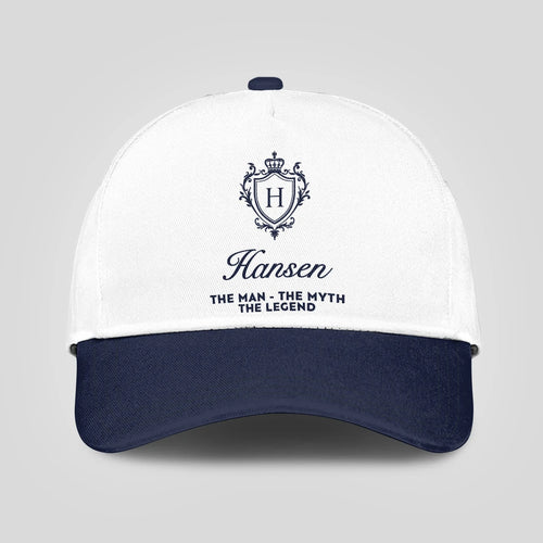 The Man The Myth The Legend Blue Cap HANSEN 13K2 C46PF