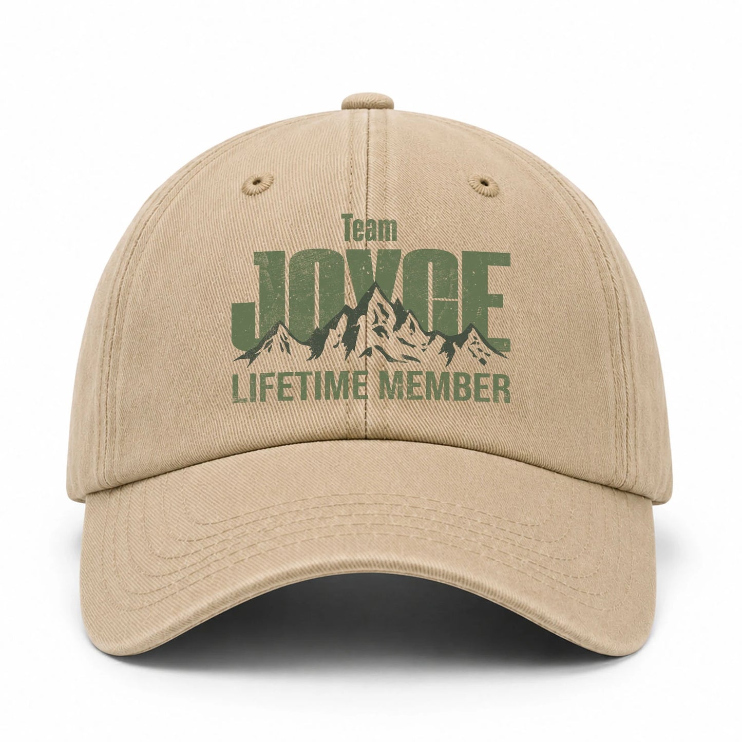 Team Your Name Lifetime Member Mountain Cap JOYCE 13K1 C58PF