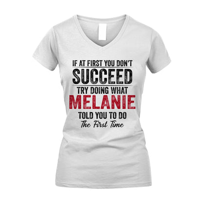 MELANIE 13K1-357 If At First You Don't Succeed...