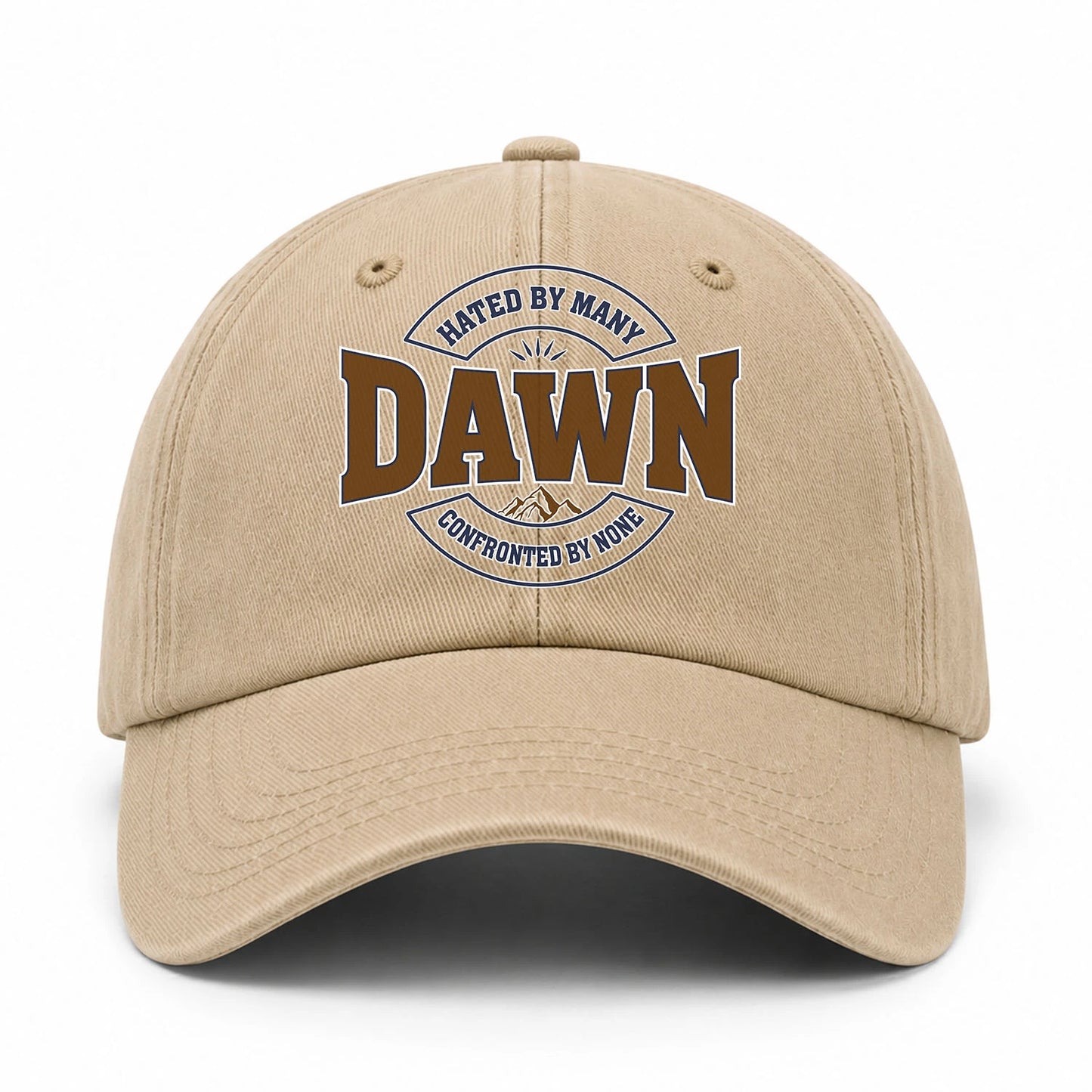 Hated By Many Confronted By None Washed Cap DAWN 13K1 C36PF