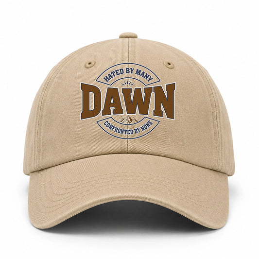 Hated By Many Confronted By None Washed Cap DAWN 13K1 C36PF