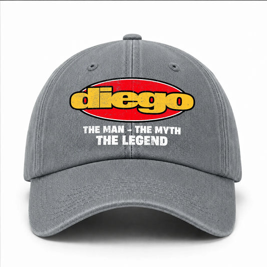 The Man The Myth The Legend Vintage Logo Washed Cap DIEGO 13K1 C162PF