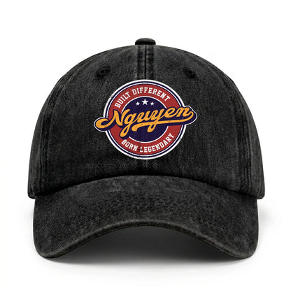 Built Different Born Legendary Logo Washed Cap NGUYEN 13K1 C65PF