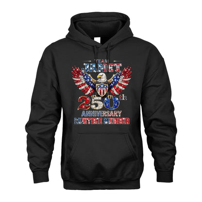 JANE 13K1-523 Personalized "Team...Lifetime Member" America 250 Design