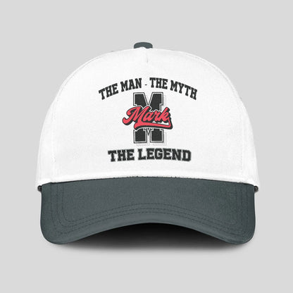 The Man The Myth The Legend Custom Initial Letter And Name Cap MARK 13K1 C38PF