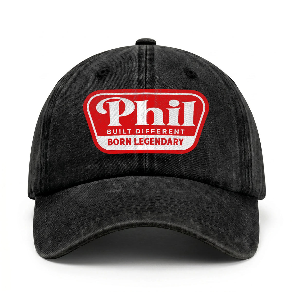 Built Different Born Legendary Red Logo Washed Cap PHIL 13K1 C63PF