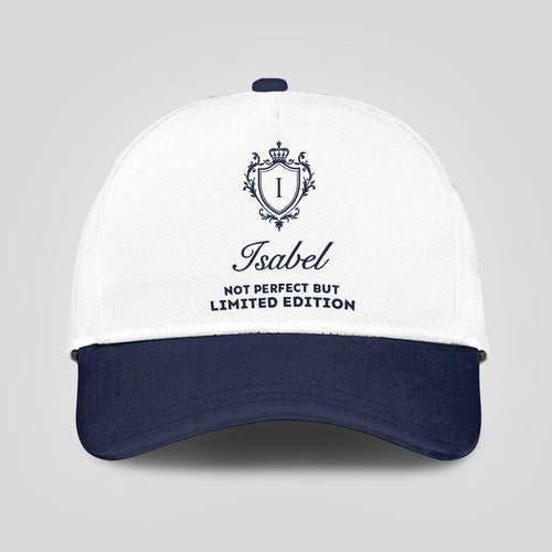 Not Perfect But Limited Edition Blue And White Luxury Cap ISABEL 13K1 C151PF