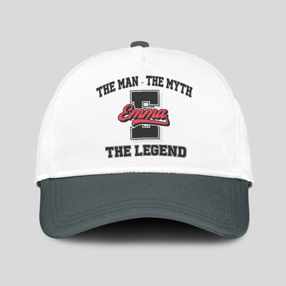 The Man The Myth The Legend Custom Initial Letter And Name Cap EMMA 13K1 C38PF