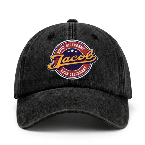 Built Different Born Legendary Logo Washed Cap JACOB 13K1 C65PF