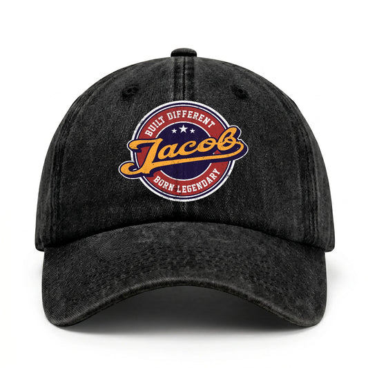 Built Different Born Legendary Logo Washed Cap JACOB 13K1 C65PF