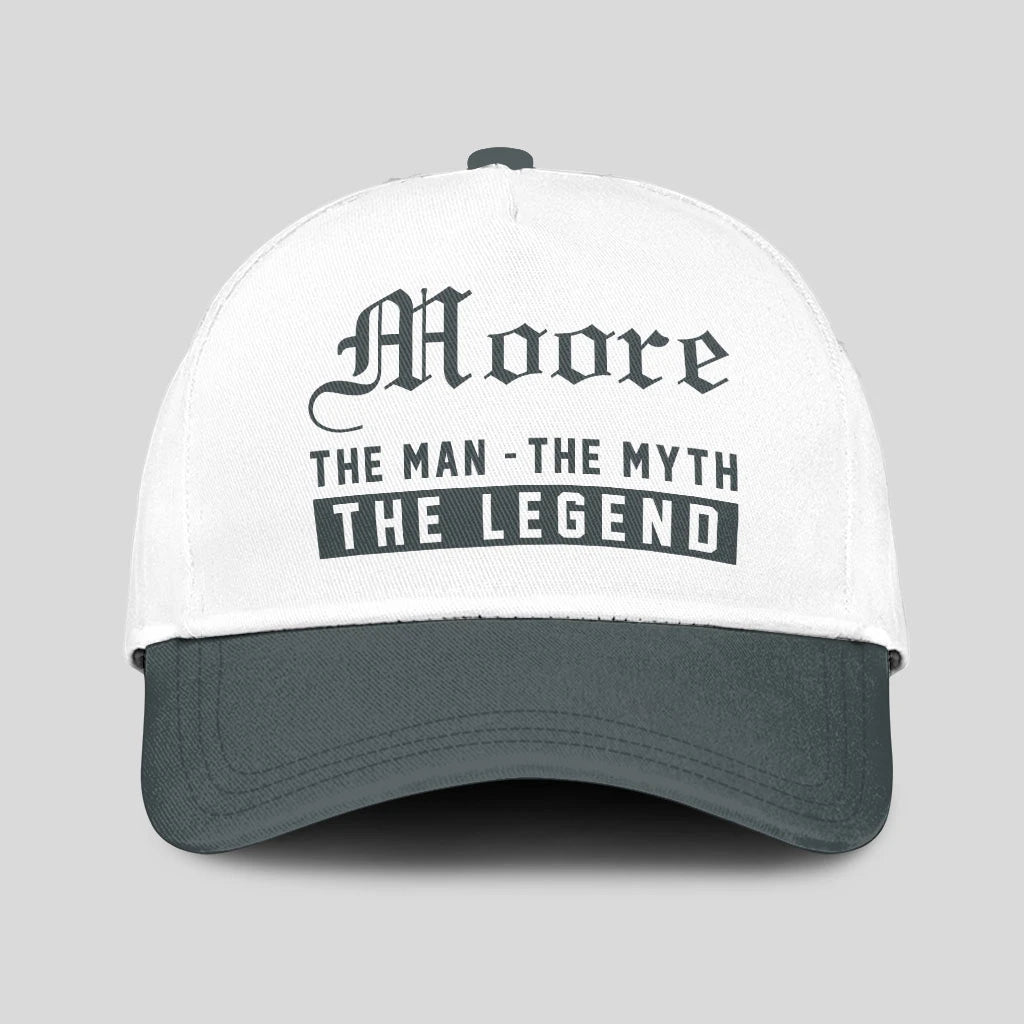 The Man The Myth The Legend Luxury Cap MOORE 13K1 C39PF