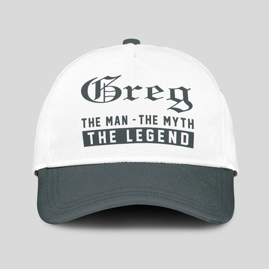 The Man The Myth The Legend Luxury Cap GREG 13K1 C39PF