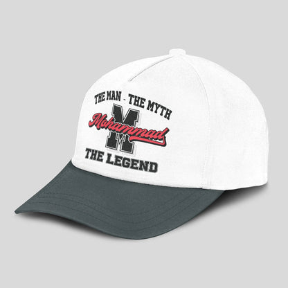 The Man The Myth The Legend Custom Initial Letter And Name Cap MOHAMMAD 13K1 C38PF