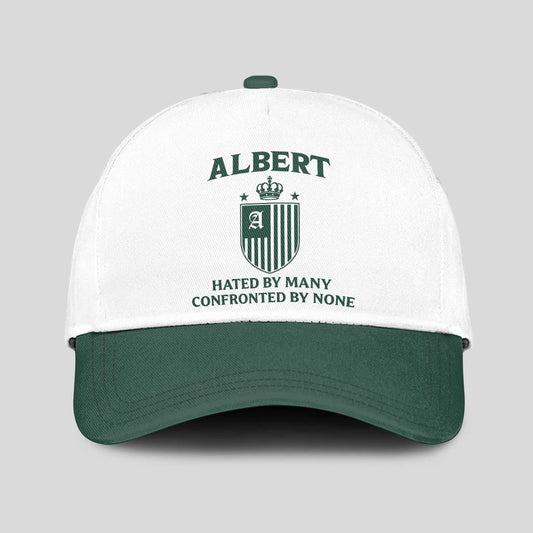 Hated By Many Confronted By None Luxury Logo Cap ALBERT 13K1 C41PF