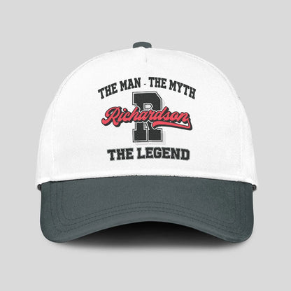 The Man The Myth The Legend Custom Initial Letter And Name Cap RICHARDSON 13K1 C38PF