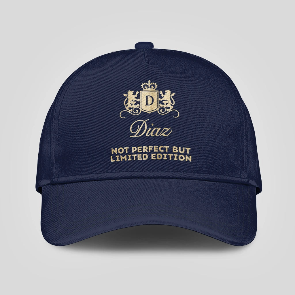 Not Perfect But Limited Edition Crest Logo Navy Cap DIAZ 13K1 C160PF