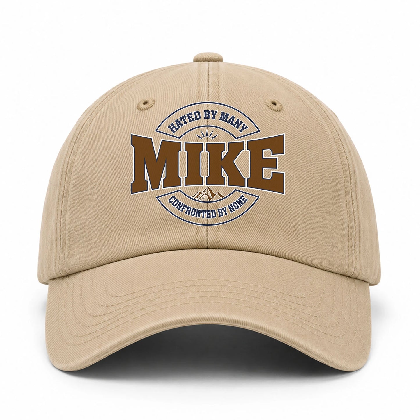 Hated By Many Confronted By None Washed Cap MIKE 13K1 C36PF