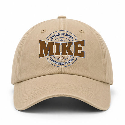 Hated By Many Confronted By None Washed Cap MIKE 13K1 C36PF