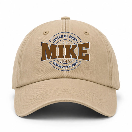 Hated By Many Confronted By None Washed Cap MIKE 13K1 C36PF