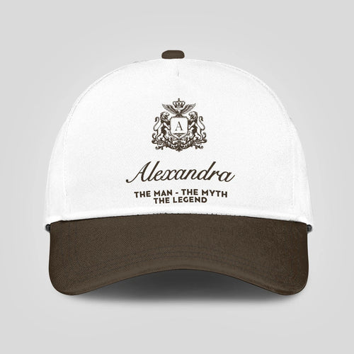 The Man The Myth The Legend Brown Cap ALEXANDRA 13K1 C47PF