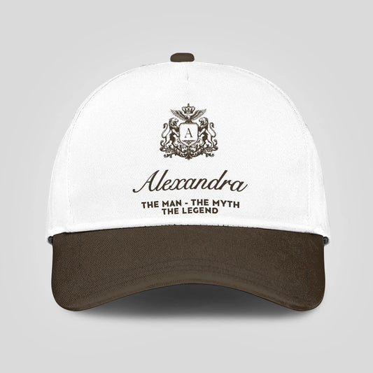 The Man The Myth The Legend Brown Cap ALEXANDRA 13K1 C47PF