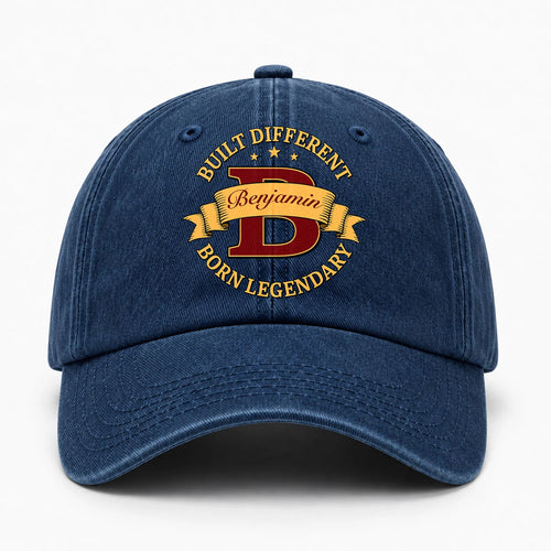 Built Different Born Legendary Royal Washed Cap BENJAMIN 13K1 C71PF