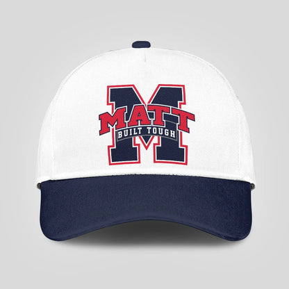 Built Tough Blue And White Baseball Cap MATT 13K1 C103PF