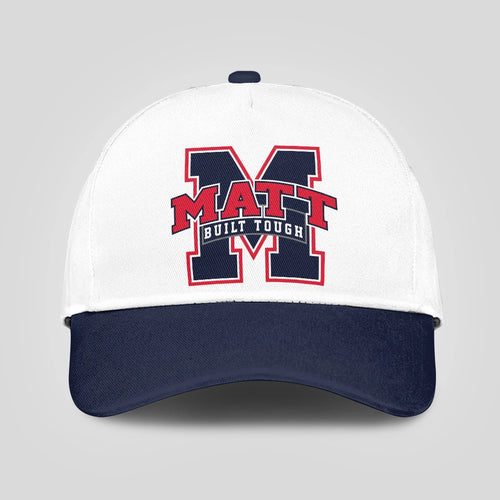 Built Tough Blue And White Baseball Cap MATT 13K1 C103PF