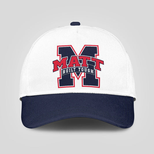 Built Tough Blue And White Baseball Cap MATT 13K1 C103PF