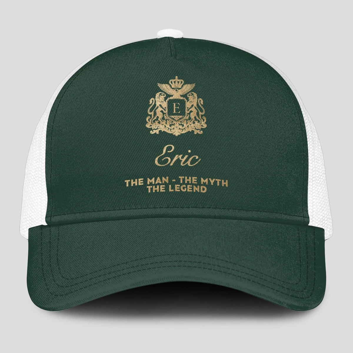 The Man The Myth The Legend Sage Green Mesh Cap ERIC 13K1 C192PF