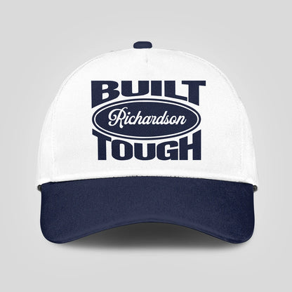 Built Your Name Tough Slogan Blue And White Cap RICHARDSON 13K1 C95PF