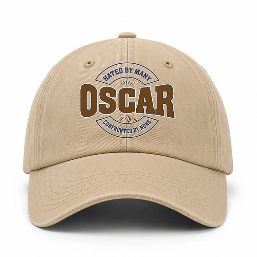 Hated By Many Confronted By None Washed Cap OSCAR 13K1 C36PF